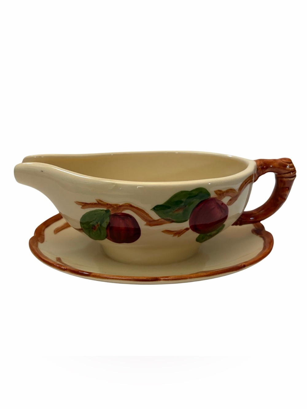 Vintage Franciscan Ware Apple Pattern Gravy Boat